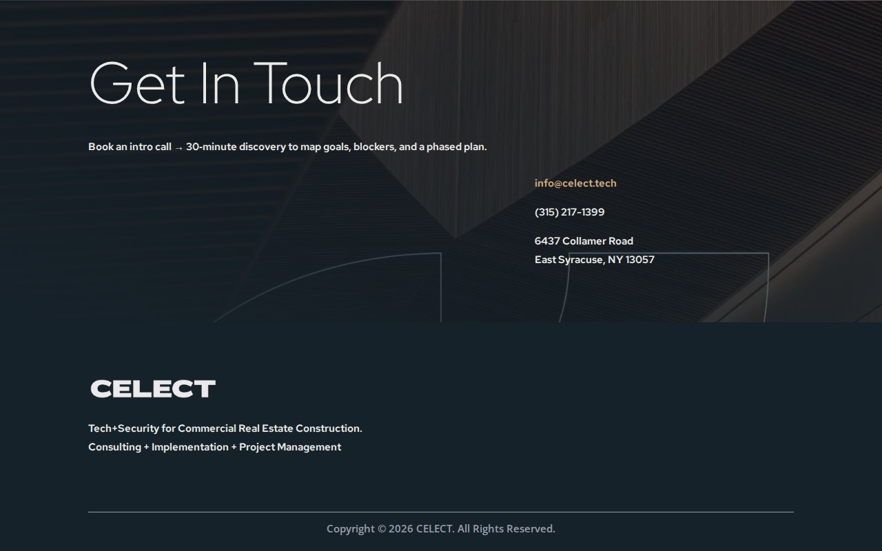 Original contact details and introductory-call invitation